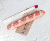 Miniature BAGUETTE, Dollhouse Food, Mini Food for Dolls, Bread for BJD, Blythe, 1/12, 1/6 Scale