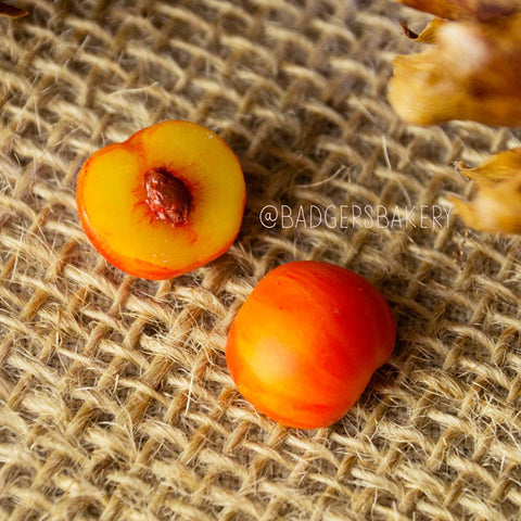 Miniature PEACH, Fruit Prop, Fake Food for Dolls, Dollhouse Miniature