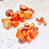 Miniature Roasted POTATOES and CARROTS, 12 pcs in 1/4, 1/3, 1/6 or 1/12 scale, Dollhouse Food, Doll Props