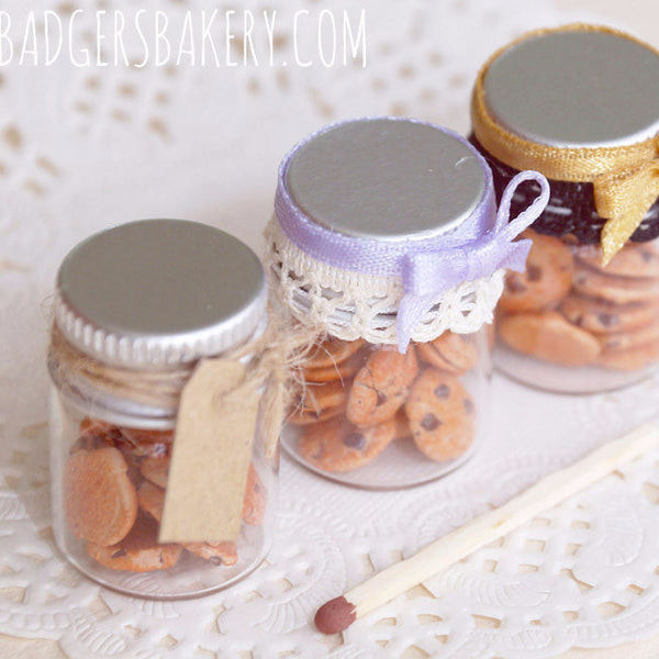 Glass Cookie Jar with Chocolate Chip Cookies